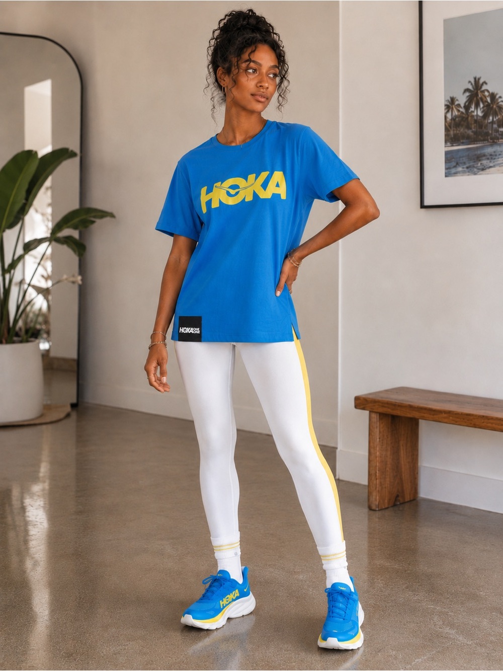 HOKA BLUE TEE SHIRT med - Picture 2 of 9